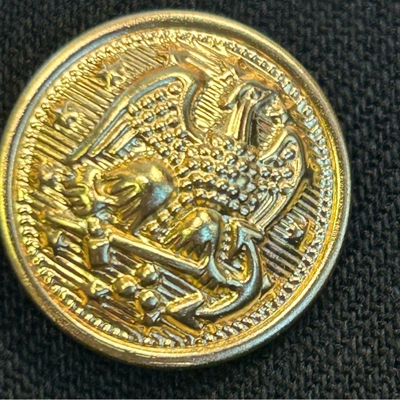 GENERATION Love black leather sleeve Enzo blazer Sz L NWT - Picture 7 of 14